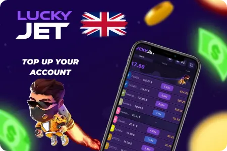 Deposit to your Lucky Jet account